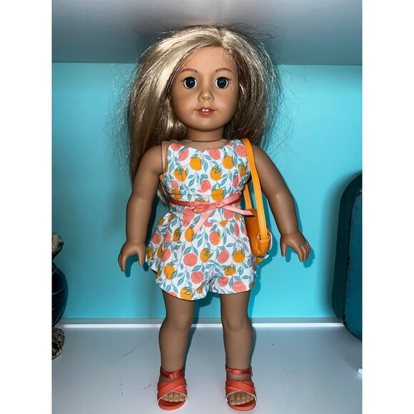 American Girl Truly Me Orange You Glad Its Summer #100 Doll - Picture 1 of 9
